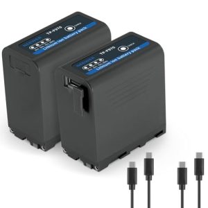 NEEWER 2Pcs NP-F970 Replacement Batteries 7800mAh