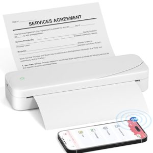 Phomemo Thermal Printer A4 - M833 Bluetooth Portable Printer 300DPI Photo Printer