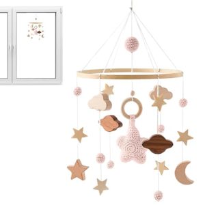 Handmade Baby Mobile - Neutral Baby Bed Hanging Toys