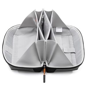 Inateck 180° Open Cable Organiser Bag Electronics Accessories Travel Bag Gadgets Organizer Splashproof
