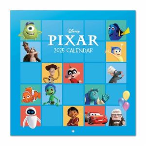 Grupo Erik Disney Pixar Wall Calendar 2025 | 12" x 12" Square Calendar 2025