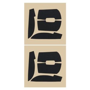 LT Easiyl 2 Set Black Gaming Mouse Sticker Mouse Black Anti Slip Tape Mouse Grips Resistant Pads Compatible with Logi-tech G Pro Wireless Gaming Mouse