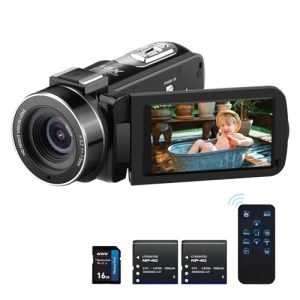 ORDRO B320 1080P Camcorder with 16GB SD Card