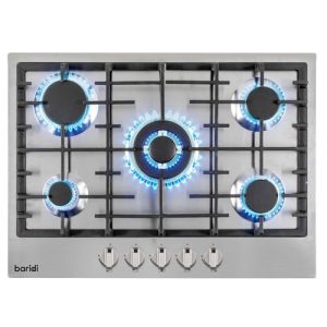 Baridi 70cm Gas Hob with 5 Burners