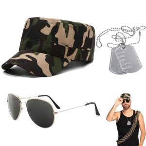 3 PCS Army Fancy Dress Set