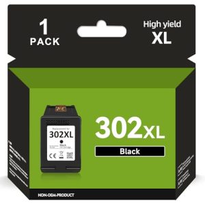 302XL Ink Cartridges Black Replacement for HP 302 Ink Cartridge