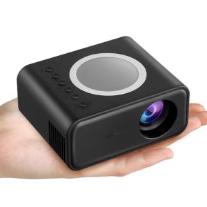 Mini Projector 1080p High Performance Portable Projector,Projector For Bedroom Can Project Screen To Mobile Phones Wired And Wireless,Mini Projector Is Compatible With Apple/android Phones And Tablets