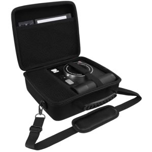 Khanka Kodak Mini Shot 4 ERA 4PASS 2-in-1 Instant Camera and Photo Printer Hard Travel Protective Carrying Case with Shoulder Strap