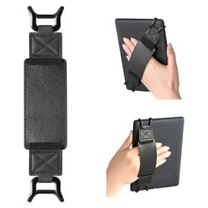 CoBak Secure Hand Strap for Kindle Paperwhite and Tablets - Versatile and Lightweight Finger Grip Holder for 6.8-9" Kindle/Kobo/Voyaga/Lenovo/Sony E-Book Tablet - High Elasticity