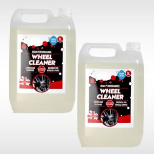 Dunnet Tools Car Wheel Cleaner Heavy Duty Traffic Film Remover for Brake Dust Contaminants Alloy Wheel Cleaner Concentrated Brake Cleaner for Tyres (10L Wheel Cleaner)