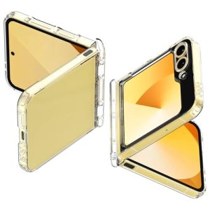 Spigen Ultra Hybrid Pro [Hinge Protection] Case Compatible with Samsung Galaxy Z Flip 6 - Crystal Clea