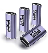 DuHeSin USB C Coupler (4 Pack) USB C Female to Female Adapter with PD 240W 40 Gbps 8K 60hz Video ...
