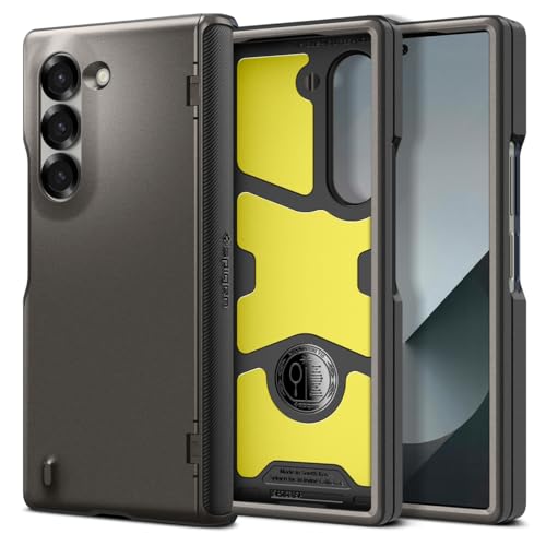 Spigen Slim Armor Pro [Hinge Protection] Case Compatible with Samsung Galaxy Z Fold 6 - Gunmetal