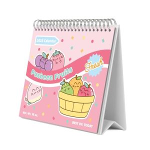 Grupo Erik Pusheen Desk Calendar 2025 | 8 x 7 inches - 20 x 17 cm | 12 Month Desk Planner