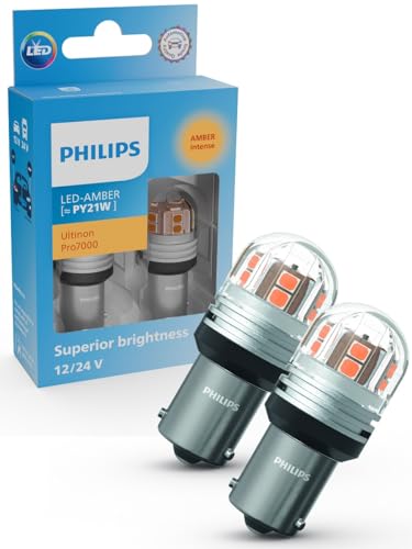 Philips Ultinon Pro7000 LED car signaling bulb (PY21W amber)