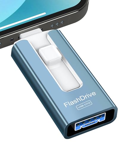 GNASEET USB Stick 256GB for Phone