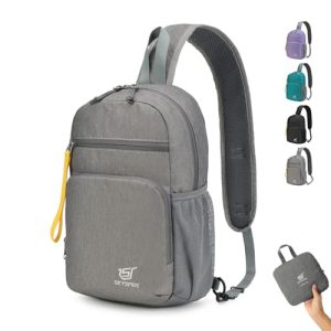 SKYSPER One Strap Backpack Sling Crossbody Bag - Lightweight Chest Shoulder Cross Body Bag Travel Hiking Casual Daypack for Women Me