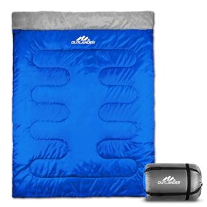 Sleeping Bags for Adults 3 Season Backpacking Lightweight Waterproof Cold Weather Sleeping Bag for Kids Warm Camping Hiking Outdoor Travel Hunting with Compression Bags