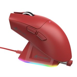 LexonElec x ATTACK SHARK X11 Wireless Gaming Mouse with RGB Magnetic Charging Dock