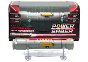 Power Saber: Red | Auto Extending 30" LED Energy Blade | With Motion Based Light and Sound Effects | Recommended Ages 6+
