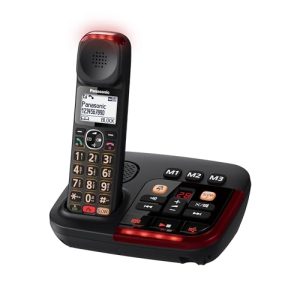 Panasonic KX-TGM420 Amplified Digital Cordless Phone with Answering Machine with loud volume