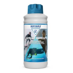 NIKWAX WETSUIT REFRESH 1L Conditioning Wetsuit Cleaner & Deodoriser for Wetsuits & Wet Suit Accessories. Performance Wetsuit Shampoo & Freshener with Ocean Breeze Scent. (1 Litre)