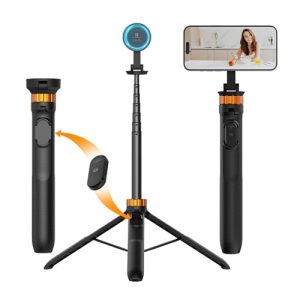K&F Concept 63'' Phone Selfie Stick Tripod Compatible with MagSafe