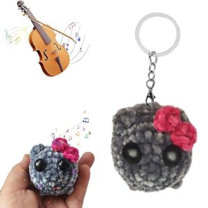 TotKIKS Sad Hamster With Meme Sound Handmade Small Crochet HamsterSad Hamster