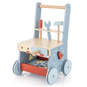 COSTWAY Wooden Baby Walker