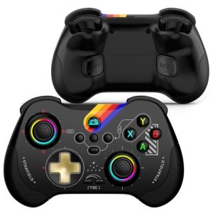 arVin Controller wireless per Switch/PS3/PS4/Android/iOS/PC Gamepad con Hall Linear Trigger e Rocker/RGB Light/Turbo/Back Key