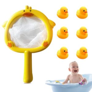 Rubber Bath Toys - 6 Floating Duck Toys