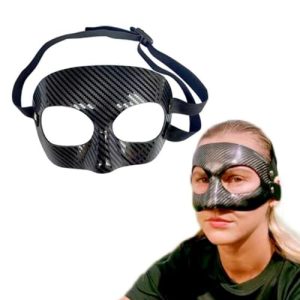 Nose Guard for Broken Noses Protective Face Shield Adjustable Face Guard Protective Face Shield for Sports Softball Face Guard Karate Nose Protector Soccer Face Shield