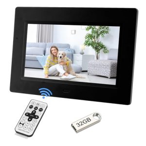 Ysguyyz 7-inch HD IPS Digital Photo Frame - 1080P Video Playback