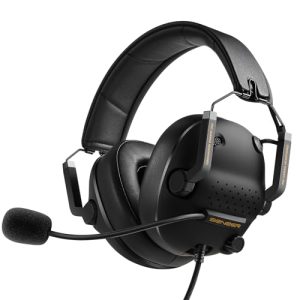 Senzer Gaming Headset Noise Cancelling with Mic for Xbox One PS5 PC Switch