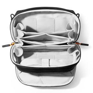 Inateck 180° Open Cable Organiser Bag Electronics Accessories Travel Bag Gadgets Organizer Travel Case