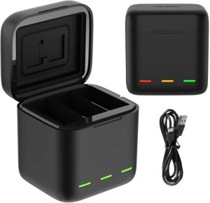 VIDIFY Fast Battery Charger for GoPro Hero 12 Hero 11 Hero 10 Hero 9