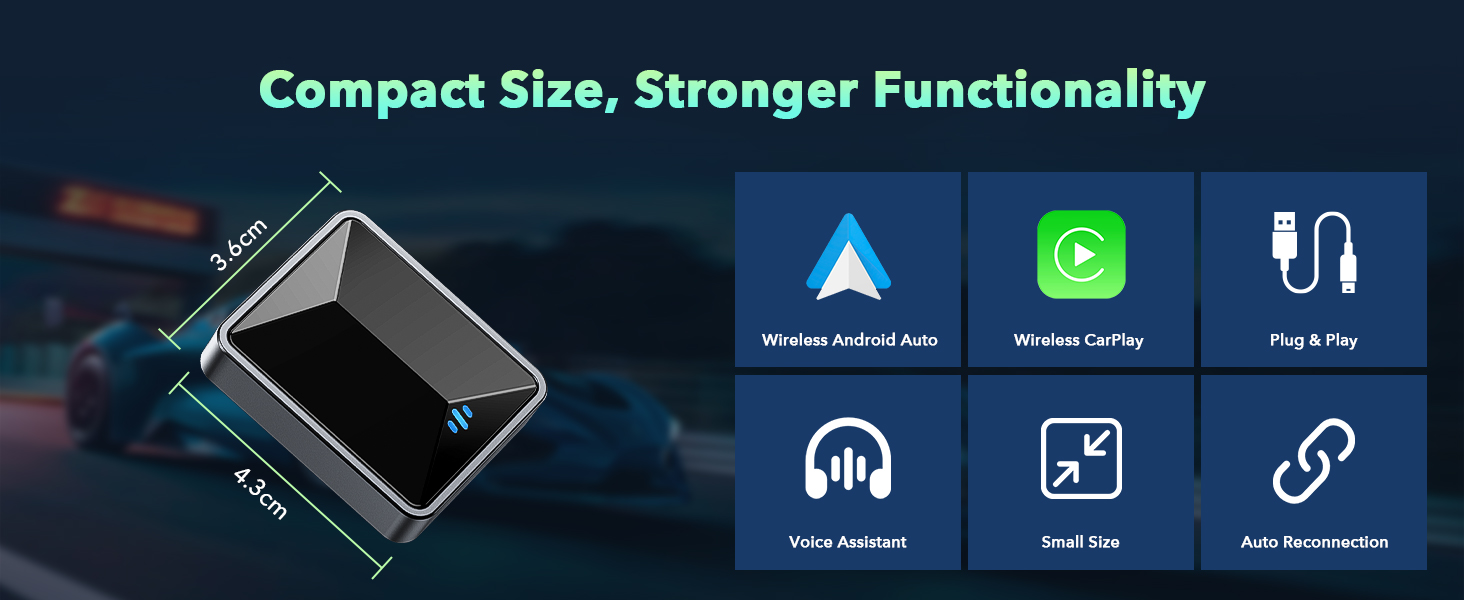 wireless apple carplay adapter