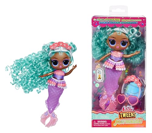 L.O.L. Surprise! Tweens - Mermaid Serena Finn - Fashion Doll with Colour Changing Tail