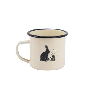 Fire-Maple FIREMAPLE Enamel Coffee Tea Mug Portable Drinking Camping Cup Ideal for Home Office Travel 350ml (12 oz)