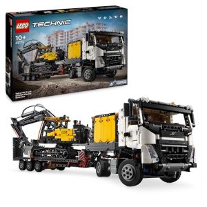 LEGO Technic Volvo FMX Truck & EC230 Electric Excavator Construction Toy for 10 Plus Year Old Boys & Girls