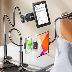 LISEN Gooseneck Kindle Holder for Reading in Bed
