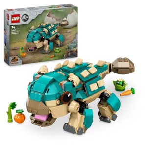 LEGO Jurassic World Baby Bumpy: Ankylosaurus Dinosaur Toy for Camp Cretaceous Fans and 7 Plus Year Old Kids