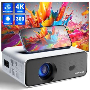 2024 Upgraded Smart Mini Projector - Auto Keystone