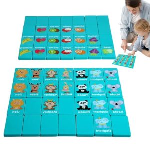 Moslate Min-i Wooden Me-mory Game - Matching Game