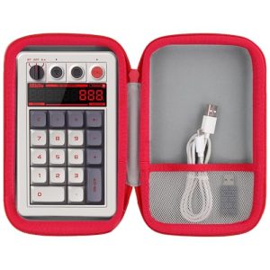 co2CREA Storage Carrying Hard Case for 8BitDo Retro 18 Bluetooth/2.4G/Wired Mechanical Numpad (Case Only