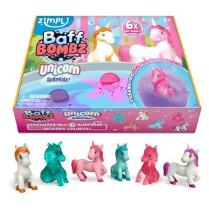 Zimpli Kids 6 x Large 100g Unicorn Surprise Bath Bombs