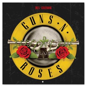 Grupo Erik Wall Calendar 2025 - Guns N' Roses| 12" x 12" Square Calendar 2025