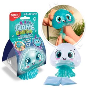 Zimpli Kids Glowy GelliFish Bath Toy