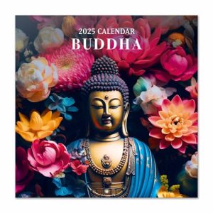 Grupo Erik Wall Calendar 2025 - Buddha | 12" x 12" Square Calendar 2025