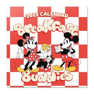 Grupo Erik Disney Wall Calendar 2025 - Mickey Mouse | 12" x 12" Square Calendar 2025